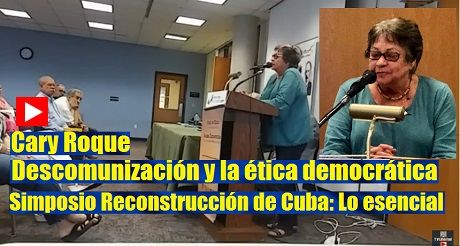 Cary Roque Simposio Reconstruccion de Cuba