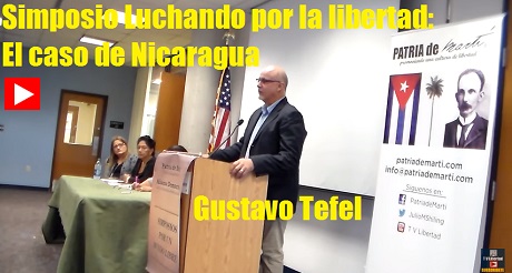 Gustavo Tefel - Simposio Luchando por la libertad: El caso de 
Nicaragua