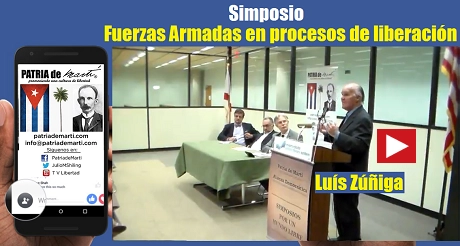 Luís Zúñiga Simposio Fuerzas Armadas en procesos de liberación
