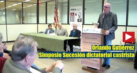 Orlando Gutiérrez Boronat - Simposio Sucesión dictatorial castrista