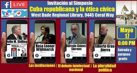 Invitación al Simposio Cuba republicana y la ética cívica