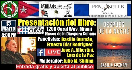 Invitación: Presentación del libro Después de la noche