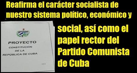 Constitución Cubana Proyecto