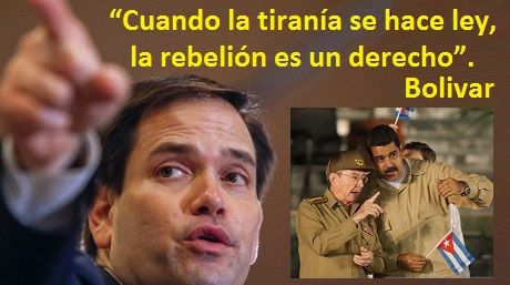 Derecho de rebelión Bolivar