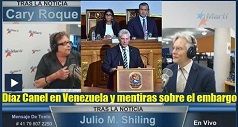 Díaz Canel en Venezuela y mentiras sobre el embargo
