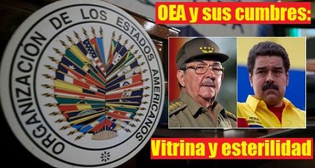 La OEA y sus cumbres: Vitrina y esterilidad