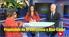 Propósito de la entrevista de Díaz-Canel