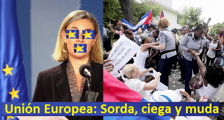 Union Europea sorda, ciega y muda en Cuba