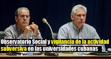 Diaz-Canel y Jose Ramon Saborido
