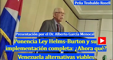 Alberto G Menocal Presentacion Helms Burton