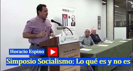 Horacio Espino Simposio Socialismo Lo que es y no es