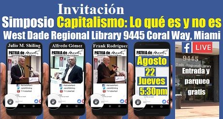 Invitacion al Simposio Socialismo lo que es y no es