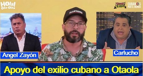 Apoyo del exilio cubano a Otaola