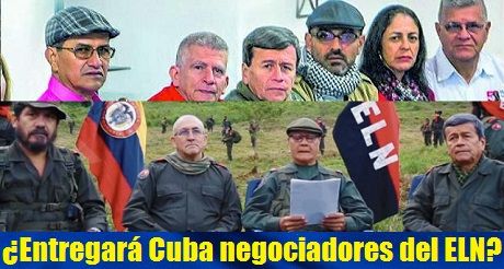 Entregara Cuba negociadores del ELN a Colombia