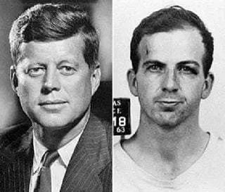 Kennedy y su asesino Lee Harvey Oswald