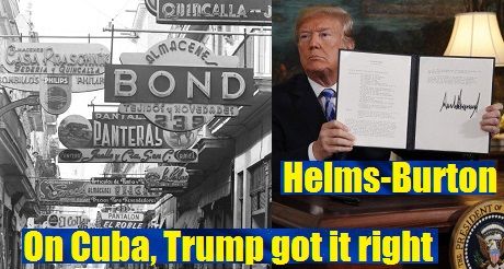 On Cuba, Trump got it right