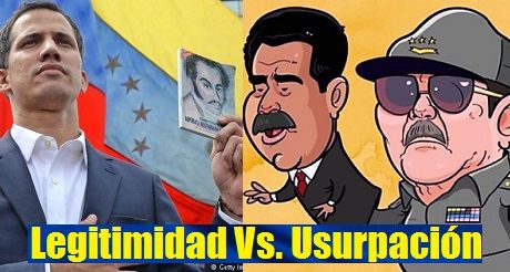 Venezuela legitimidad de Guaido Usurpacion de Maduro