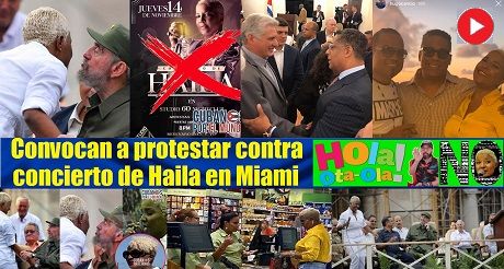 Convocan a protestar contra concierto de Haila en Miami