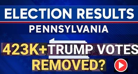 432000 votos por Trump fueron eliminados en Pensilvania video