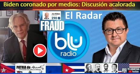 Biden coronado por medios: Discusión acalorada