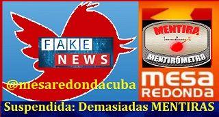 Twitter suspende cuenta de la Mesa Redonda de Cuba