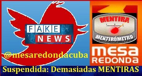Twitter suspende cuenta de la Mesa Redonda de Cuba