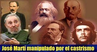 José Martí manipulado por el castrismo
