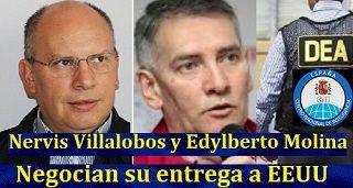 Nervis Villalobos y Edylberto Molina negocian su entrega a EEUU