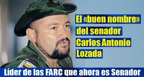 Líder de las FARC que ahora es Senador