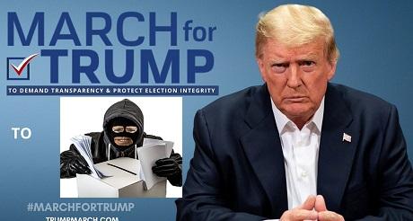 Trump convoca a marcha contra el fraude el 6 de enero