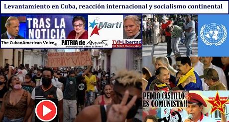 Levantamiento en Cuba reaccion internacional y socialismo continental