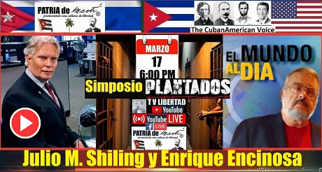 Simposio Plantados Julio M Shiling con Enrique Encinosa en el Mundo al Dia