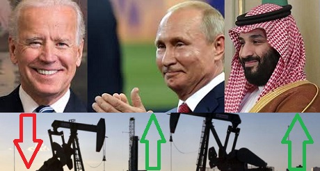 Rusia y Arabia Saudita festejan decisiones de Biden sobre petroleo