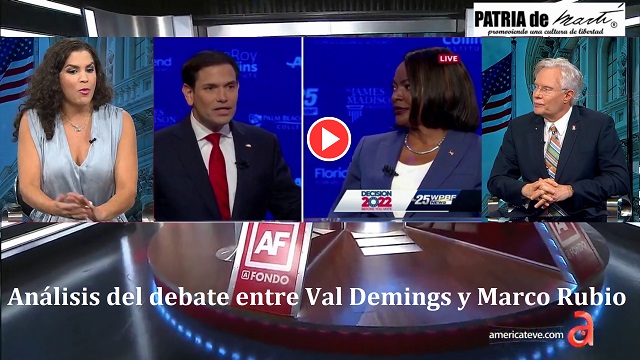 Analisis del debate entre Val Demings y Marco Rubio