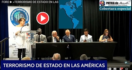 Video del Foro 'Terrorismo de Estado en las Américas'