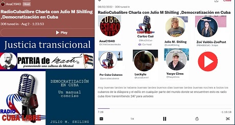 Radio Cuba Libre Charla con Julio M Shiling: Democratización en Cuba -  Justicia transicional | Patria de Martí