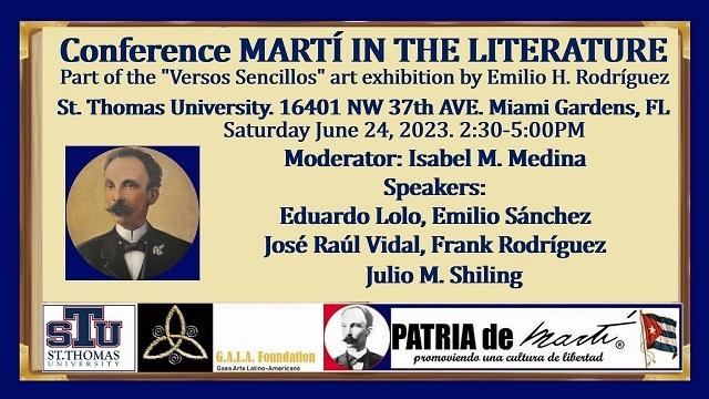 Invitacion conferencia Marti en la literatura