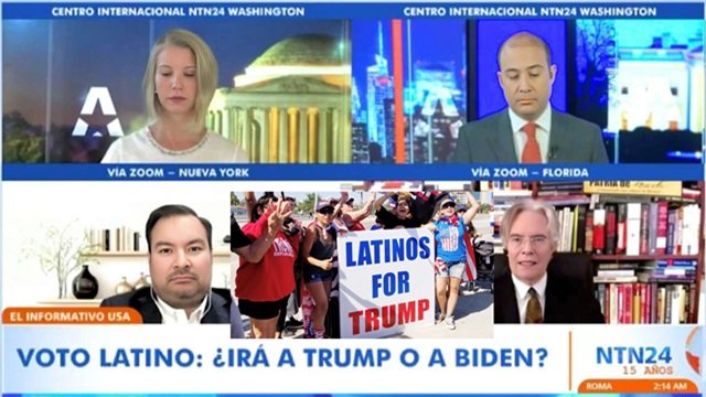 Debate voto latino ira a Trump o a Biden