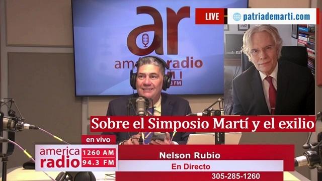 Julio M Shiling en vivo con Nelson Rubio Simposio Marti y el exilio