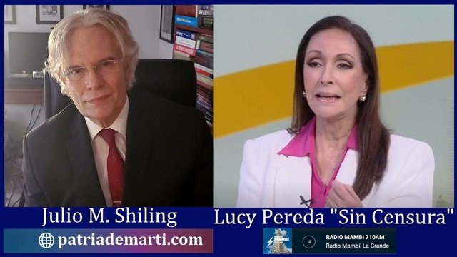 Julio con Lucy Pereda