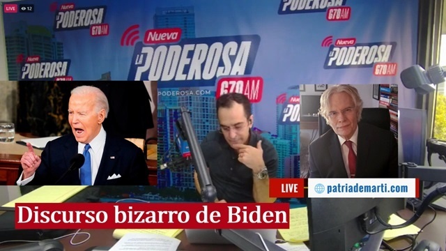Discurso bizarro de Biden