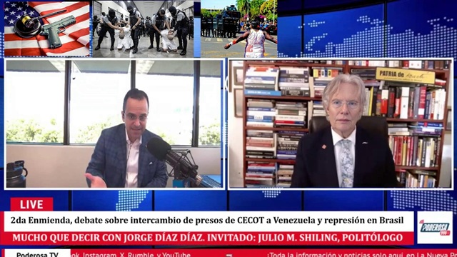 2da enmienda debate sobre intercambio de presos de cecot a venezuela y represion en brasil