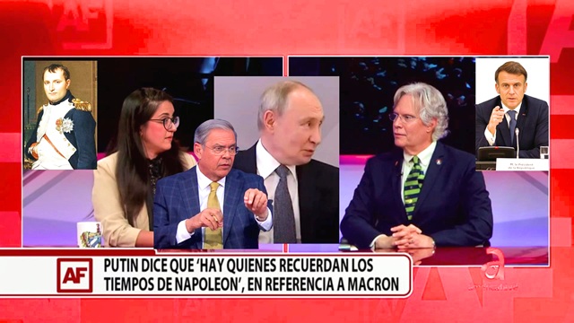 Debate: conflicto Rusia-Ucrania, Macron, Putin, Napoleon y Trump