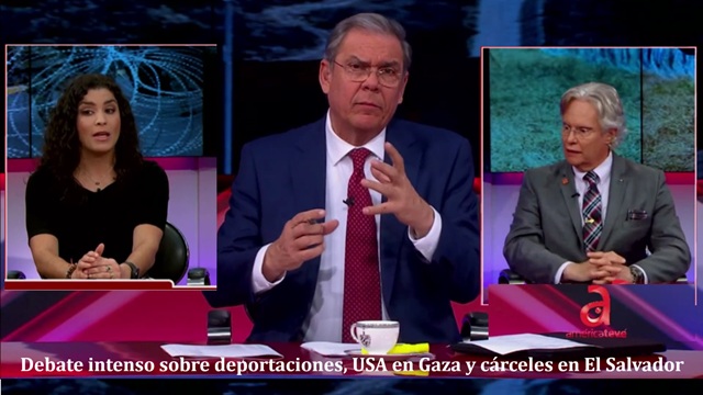 Debate intenso sobre deportaciones, Usa en Gaza y carceles en El Salvador