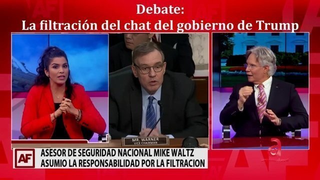 Debate: la filtracion del chat del gobierno de Trump