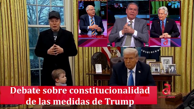 Debate sobre constitucionalidad de las medidas de Trump editado