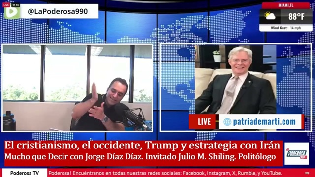 El cristianismo el occidente crisis venezolana negociaciones con Iran y politicas de Trump