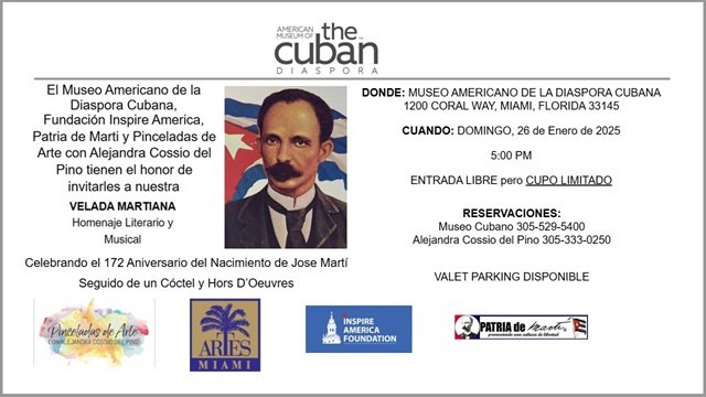 Invitacion Velada Martiana