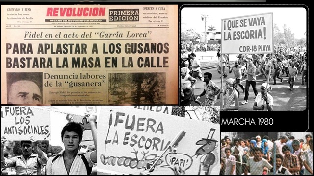 Los actos de repudio de aquellos tristes años de los 80