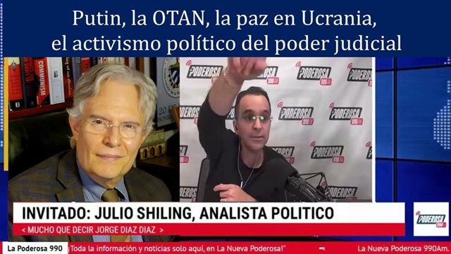 Putin, la OTAN, la paz en Ucrania, el activismo político del poder judicial
